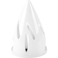 2.5 inch Spinner Pointed White Plastic Hollow Cone Propeller Cover 2 Opening for RC Airplane Model