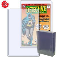 10Pcs Pack Comic Book Holder Case, Inner Size 279x177x5mm, UV Protective Sleeves, Plastic Rigid Storage Case
