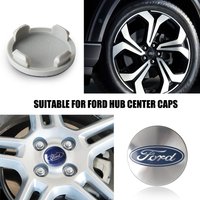 4pcs 54mm Car Wheel Center Hub Cap Badge Decal Wheel Cover For Ford Fiesta Mondeo Fusion Explorer Escape Shelby Edge Kuga MK6