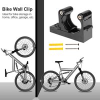 Bicycle Buckle Hooks MTB Road Bike Wall Holder Rack Mount Storage Support Bracket Fits 1.0-2.8 inches Tube Bicycle Parking Rack