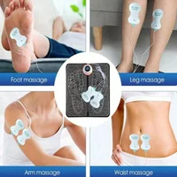 Electric EMS Foot Massager Pad Portable Foldable Massage Mat Muscle Stimulation Improve Relax Feet