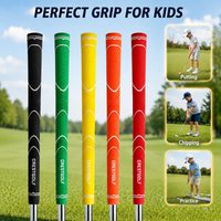 Rubber Non-slip Junior Golf Putter Grip Soft Shock Absorbing Kids Club Handle Training Practice Accessory Lightweight Comfort