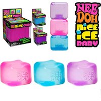 Schylling NeeDoh Nice Cube Exquisite Cube Sensory Squeezing Toy, Sensory Toy 2.25-inch Cube Party Adult and Children's Gift