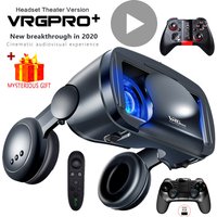 3D VR Headset Smart Virtual Reality Glasses Helmet for Smartphones Phone Lenses Headphones 7 Inches Binoculars Goggles Devices