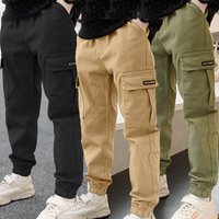 2026 New Spring Autumn Boys Pants Casual Long Style Trousers For Kids 3- 12 Years Old Teenage Children Sport Outdoor Pants