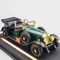 1/24 Rolls-Royce Phantom I Alloy Classic Luxy Car Model Diecast Metal Retro Old Vehicles Car Model Sound and Light Kids Toy Gift