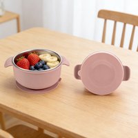 Baby Bowls, Stainless Steel Bowl, Condensation,Baby feeding set