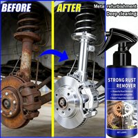 Rostentferner-Spray für Autos, reinigt Metall und Eisen schnell, Rostentferner-Spray für Autoauspuffrohre, Fleckenentferner