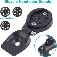 Bicycle Computer Holder Adjustable Mount Stopwatch Speedometer Support Stand for Garmin Bryton Wahoo Bicycle Computer Stem Mount
