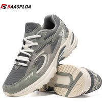 Baaslpoa New Men's Running Shoes Mesh Fabric Breathable Non-Slip Men's Outdoor Sports Walking Basketball Shoes Men's Sneakers