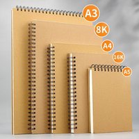 A3/A4/A5/8k/16k Sketchbook Thick Paper 160 GSM Notebook for painting DIY Creative Practice Drawing Art School Supplies