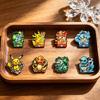 8pcs Fantasy Creature Themed Hard Enameled Pin Set Collectible Monster Badges for Fashion Accessory Bag & Clothing Decoration