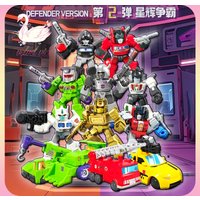 Original Blokees Transformers Defender Version 02 - The Overthrow Series Figures Blind Box Peripheral Collection Toys Boy Gifts