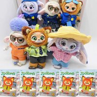 IN STOCK Zootopia Series Blind Box Cartoon Character Vinyl Plush Bag Pendant Toy Mystery Trendy Box Birthday Gift for Girlfriend