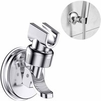1-4Pcs ABS Suction Cup Shower Holder Adjustable Handheld Shower Head Bracket Wall Mount Holder Rotating Bathroom Shower Base