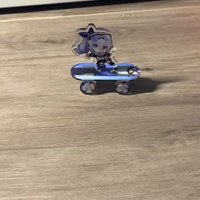 Game Peripherals Funny Cute Silver Wolf Figure Acrylic Stand Silver Wolf Figurine Ornament Decoration Collection Toys Gifts