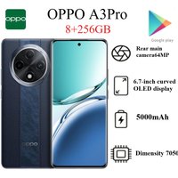 2026 Latest Model OPPO A3 pro Smartphone 8+256GB Global Version 64MP Camera 120Hz Curved Display 5000mAh Battery