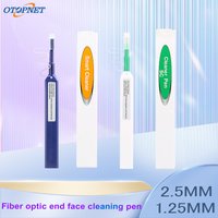 SC/FC/ST 2.5mm LC/MU 1.25mm Fiber Optic Cleaning Pen One-Click Clean Fiber Cleaner Tools Optical Fiber Connector Cleaner