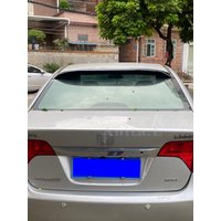 For Honda 8th 9th 9.5th Generation Civic 2006-2015 Car Styling Glossy Black Roof Spoiler Sporty Trunk Tail Wing Decoration Kit