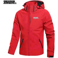 AliExpress THORSOL Men's Cycling Waterproof Rain Jacket MTB Coat Hooded Raincoat Hiking Windproof Bike Clothing Climbing Bicycle Jackets