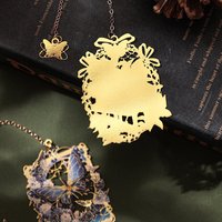 School Supplies Metal Floral Bookmark Office Supplies 4.5*5cm Butterfly Bookmark For Gift School Teachers