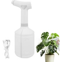 Electric Spray Bottle Rechargeable Mist Spray Bottle 1L Clear Scaled Water Tank Ultra-Fine Atomization Silent Irrigation Tool