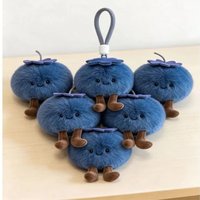 New Blueberry Luck Preventing Mold Luck Blueberry Plush Doll Ornament Bag Pendant Keychain Pendant