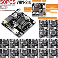 VHM-314 Bluetooth Audio Receiver Board Wireless Stereo Music Module Bluetooth-Compatible5.0 MP3 Lossless Decoder Amplifier Board