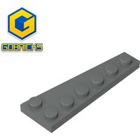 Gobricks GDS-2144 Wedge Plate 6 x 2 Left compatible with lego 78443 Assembles Building Blocks children's toys