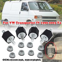 Holder Rubber Bearing Intercooler For VW Transporter IV 1990-2003 T4 Fuel Pump Engine Cover Mounts with Nuts Vibration Isolation
