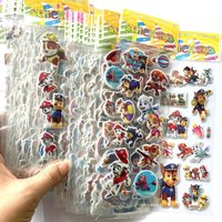 12pcs/set Kids Stickers Puffy Stickers for Children Birthday Christmas New Year Gift for Girl Boy Scrapbooking Cartoon Stickers