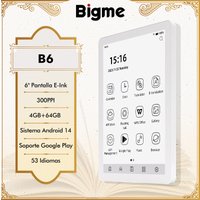 Lector de Libros Electrónicos Bigme B6, Pantalla de Tinta Electrónica en Blanco y Negro de 6 Pulgadas, Lector de Libros Electrónicos con Asp