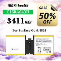 G16QA043H 3411mAh Laptop Battery for Microsoft Surface Go/1824 Lithium Rechargeable Battery