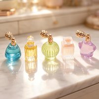 5pcs Mini Perfume Bottle Resin Colorful Perfume Bottle Model Miniature 1:12 Home Scene Decoration Dollhouse Desktop Ornament