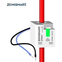 Zemismart Smart Energy Meter Zigbee Monitor Electric Sensor Measure Work with Tuya App Supports Home Assistant via Zigbee2MQTT