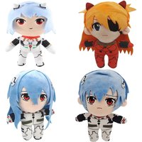 Ayanami Rei Asuka Langley Soryu Rei Peluche, Anime Japonais, Mignon, Dessin Animé Kawaii, Jouets Poupées, Cadeau de Lit, 20cm, Nouveau