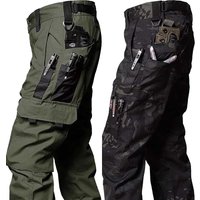 Tactical Pants Men Waterproof Combat Trousers Outdoor Hiking Hunting Clothes Multi-pocket Workwear Wear-resistant Cargo Pants