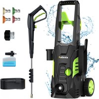 Myjka ciśnieniowa Patbrela 1800W, pistolet do mycia samochodów, maksymalne ciśnienie 5000PSI, przepływ 3.0 GPM, z 4 dyszami, przenośna maszyna do czyszczenia pod wysokim ciśnieniem z przewodem o