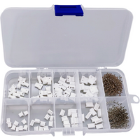 40sets/Box JST 1.25 Male Female Connector Aerial Docking 2/3/4/5Pin Plug With Terminal Wire Connectors Kit