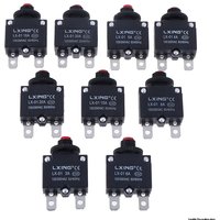 3-8A 10/15/20/30A Circuit Breaker Overload Protector Switch Fuse Thermal Switch Current Overload Protector Push Button Switch