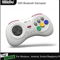 8Bitdo M30 Bluetooth Gamepad for Nintendo Switch Switch OLED PC macOS and Android with Sega Genesis Mega Drive Style