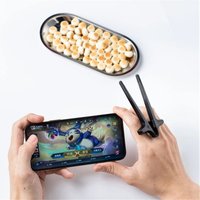 1/2pcs Play Games Finger Chopsticks Lazy Assistant Chopsticks Clip Snacks Not Dirty Hand Chopsticks