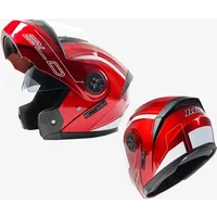 2022 New DOT Appoved High Quality Double Lens Flip Up Helmet Abs Full Face motocross Motorcycle Racing Helmet Unisex