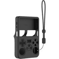 R36s Silicone Case Anti-Scratch Storage Box Soft Shell For R36S Handheld Game Console Silicone Protective Cover With Lanyard