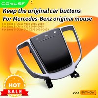 Central Control Touch Mouse Trim Panel for Mercedes Benz E Class C Class GLC 2015-2019 Car Mouse Interior Old To New Upgrade