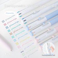 1PC Gel Pen Multi Color Pen With High Aesthetic Value And Multiple Colors In One, Neutral Pen, Note Taking Special Marker Pen