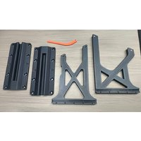 BUILDLY DIY Wall Display Bracket Building Block Wall Mount Holder for LEGO Empire Star Destroyer #75252