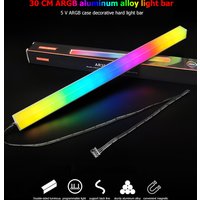 COOLMOON 5V/3Pin Small 4Pin Light Strip RGB LED Color Lamp for PC Case Chassis