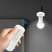Wireless Remote Control E27 Light Socket Lamp Holder 20m Range For LED Bulbs Lamp sockets Wireless Switch Kit AC180-250V