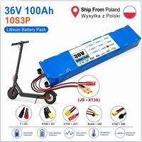 NEUER 36V 100Ah 18650 Wiederaufladbarer Lithium-Akku 10S3P 500W Hochleistungs-Akku für Modifizierte Fahrräder, Roller und Elektrofahrzeuge mit BMS
